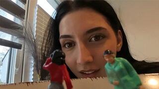 Annie and Saras Shrinkies (cruel Giantesses) 6K Version VR360