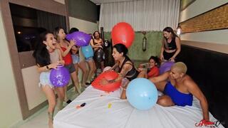THE PARTY OF 10 GIRLS AND THEIR BALLOONS - CLIP 2 - KC 2025!!!!