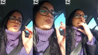 Smoking passenger princess