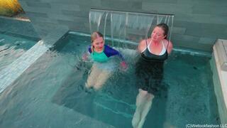 Summer invites Ashley for a Spontaneous Swim