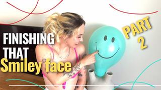 Finishing that smiley face 2