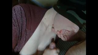 ASMR (Experimental) Session 1 : Milf Gives Passionate Blowjob and handjob