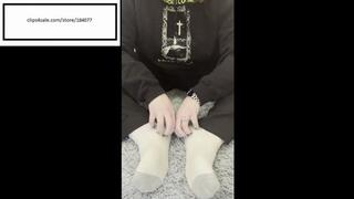 Sommerstimetats 3 day worn socks and itchy feet