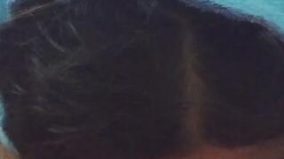 Licking my pussy and fingering my belly button at the same time and