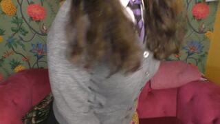 Schoolgirl wants to drain Professors big heavy balls - homewreck joi and pussy play