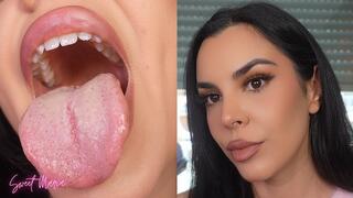 Drinking soda, burping and showing off my mouth | Sweet Maria