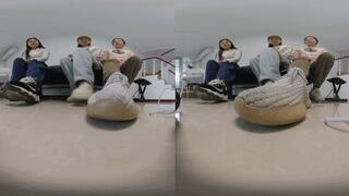 3DVR180 degrees MIYA ANNA BAIXUE shoes socks rule humiliation trampling