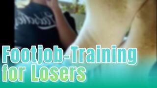 Footjob-Training for Losers