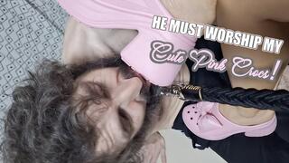 Queen Nana Steps On Her Leashed Boy in Pink Crocs (Pt II)