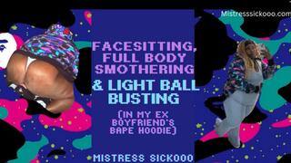 In My Ex Boyfriends Bape Hoodie: Facesitting Smothering & Light Ball Busting