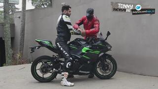 Tonny Biker taped up - Part 1