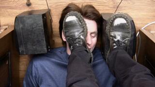 Floor-face trampled by college girl in Doc Martens shoes (part 3 of 3), flo096x 1080p