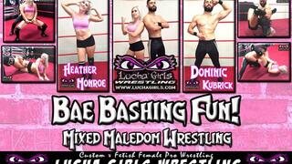 1465-Bae Bash Fun - Maledom Mixed Wrestling