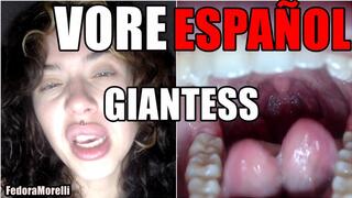 Crushed Like a Cookie Spanish Giantess Femdom POV