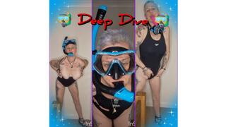 Swim suit, snorkel, mask and a vibrator