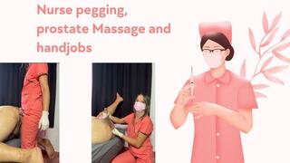 pegging, prostate massage and handjobs
