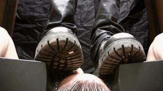 Floor-face trampled by punk girl in Doc Martens shoes (part 1 of 3), flo087x 1080p