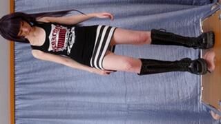 Your place is under my gothic Doc Martens boots (part 3 of 7), flo035x 1080p only18yo