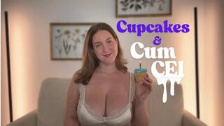 CUPCAKES AND CUM CEI 2025 - Femdom POV JOI CEI By Miss Honey with Cum Eating Instructions, Cum Countdown, Goddess Worship and Submissive Tasks