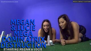 Megan and Lucie MEGA Dominatrix Destruction CL