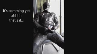 THE MOST PERVERTED FULL REBELLION LEATHER BIKER IN SKULL MASK SMOKED JERK OFF HARD