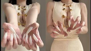 Tear you to pieces with my naturally long sharp nails