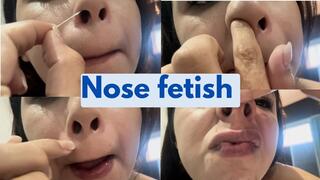 Nose fetish: snot and nostrils