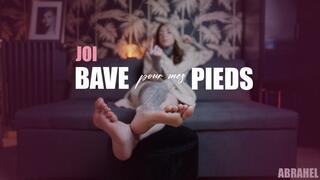 JOI - Bave pour mes pieds
