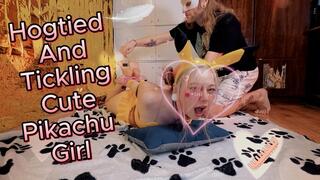 Hogtied And Tickling Cute Pikachu Girl