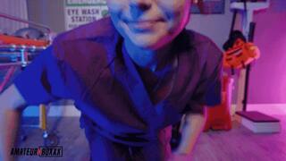Sneaky Nurse is always Wet at Work 4k