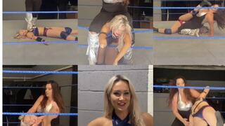Chardonnay vs Nadia sapphire (scissor holds, iron claw, chest sitting )