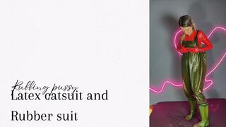 latex rubber rubbing play