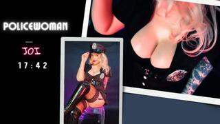 Policewoman JOI Policewoman tells you to jerk off for her JOI Red-green tasks