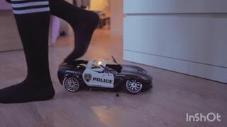 Hard trample and crush rc toy car