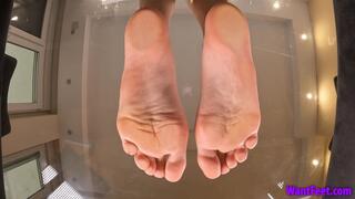 Glass View Big Soles - Giantess - HD MP4