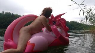 Blowupguy & The Pink Sexy Dragon Lady V - Water Play