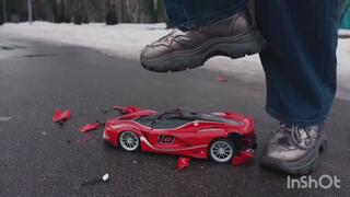 Oleonora trample and crush toy rc car