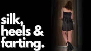 Black Dress Farts Standing