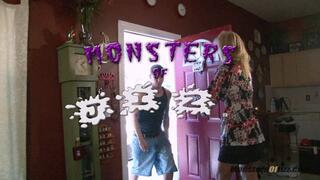 MILF Jerks Off College Guy Neighbor And He Covers Her In Cum