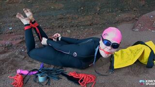 Wetsuit, Waves and KINK: A Swimmer’s Unexpected BONDAGE Adventure - MP4