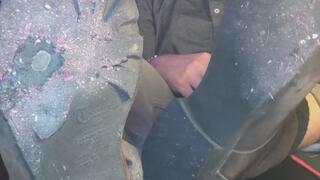 Cum on my DIRTY feet!