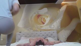 Facesitting in Light Leggings