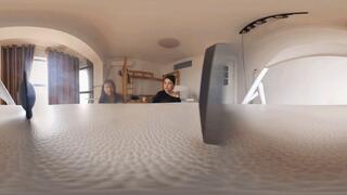 new 6K BAIXUE XINGGAN smoking humiliates Dwarves 360VR