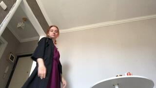 Teasing and play in boots!