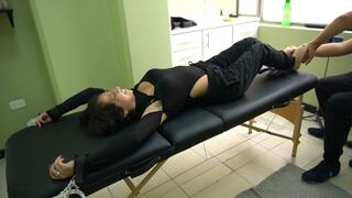 Amaru gets the tickle treatment (camera 2)