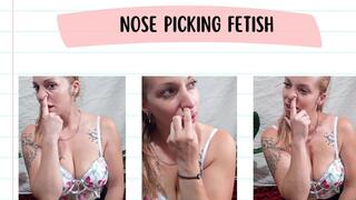 Nose fetish picking