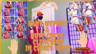Big Butt Hand Wedgies And Butt Cheek Clenching In Clingy Dress 1920x1080 MP4