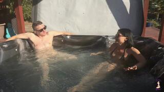 Getting Pegged At The Pool Party