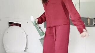 Lazy POS husband with a small cock