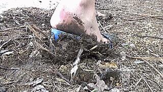 sucked into the swamp